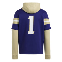 adidas Men's #1 Football Jersey Pullover Hoodie