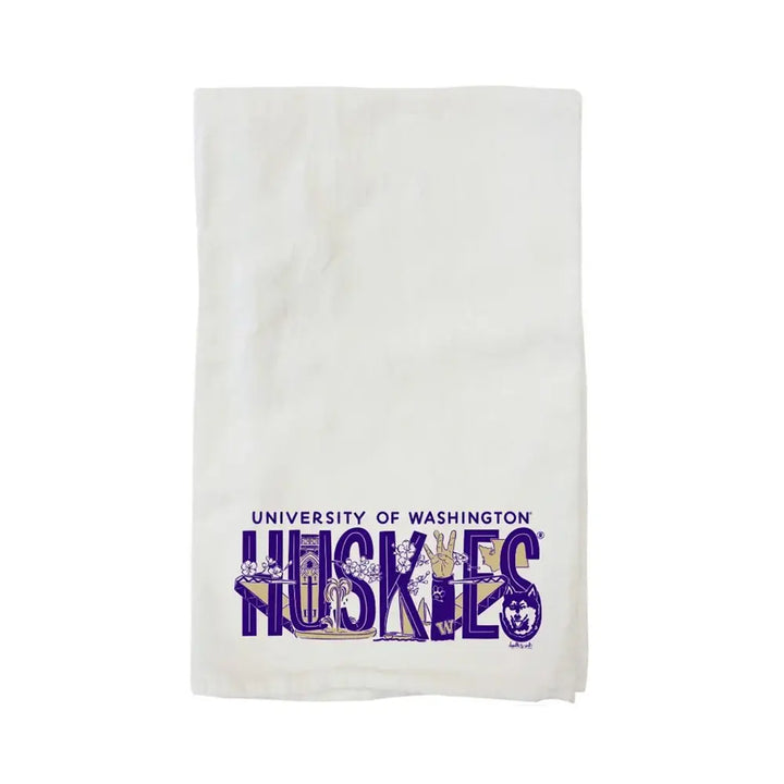 Neil Regina U of WA Huskies Cotton Tea Towel