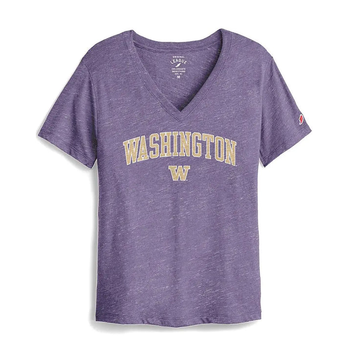 League Women's Washington W Intramural Boyfriend V-neck Tee