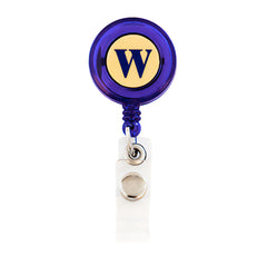 Neil Purple W Retractable ID Holder
