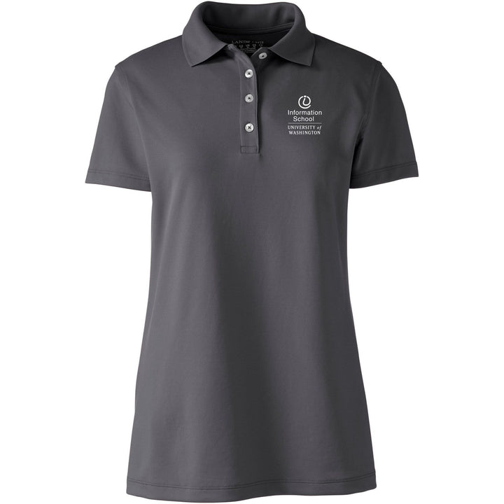 Lands' End Women's UW Information School Polyester Polo