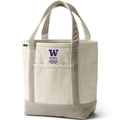 Lands' End Natural Canvas UW Bothell School of Educational Studies Open Top Tote Bag thumbnail