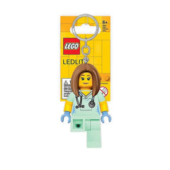 Photo of LEGO Minifigures Veterinarian Keychain Light.