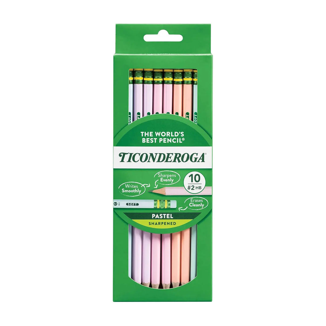 Dixon Ticonderoga Pastel Pencils 10 Count