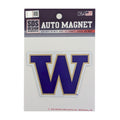 SDS W Purple Fill Gold Outline Auto Magnet 3.5" thumbnail