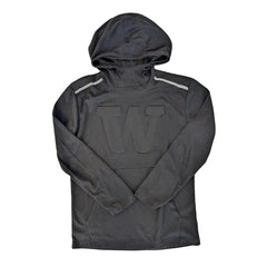 Photo of Gen2 Kids' Black W Embossed Defensive Line ZHood.