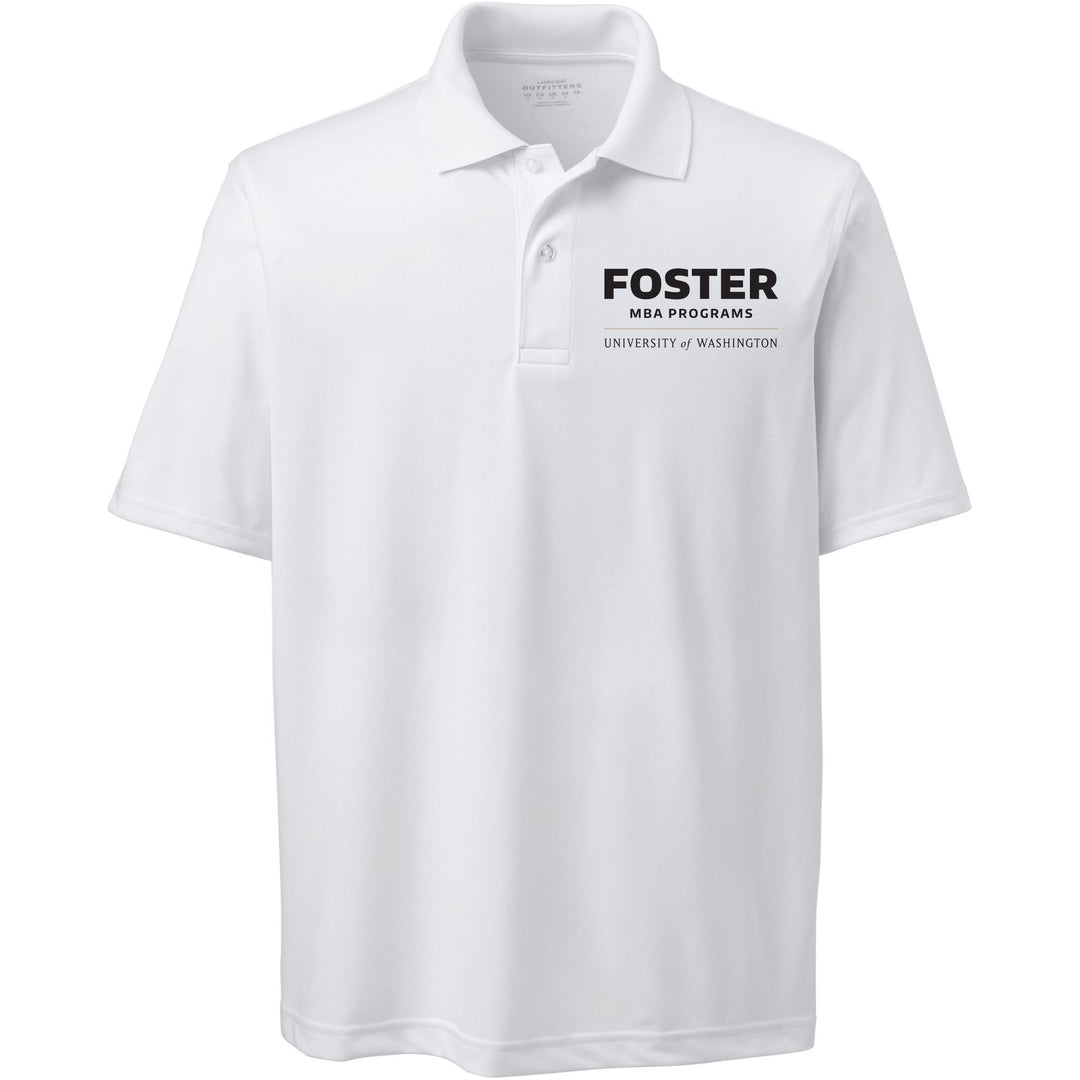 Lands' End Men's UW Foster MBA Programs Flex Pique Polo
