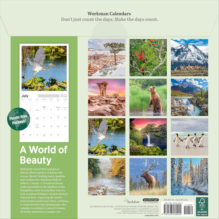 Audubon Nature Wall Calendar 2026