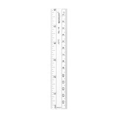Westcott 6" 15cm Inch/Metric Flexible Plastic Ruler