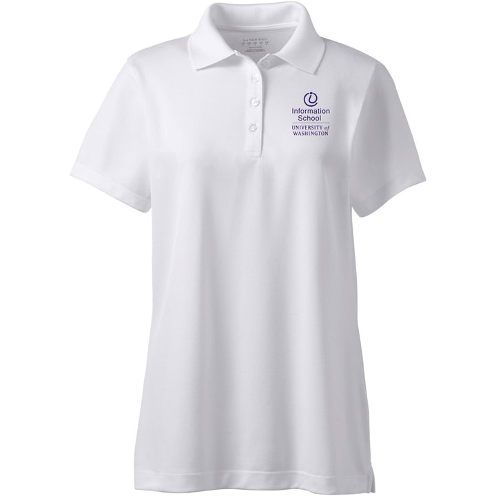 Lands' End Women's UW Information School Polyester Polo