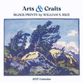 Arts & Crafts Block Prints by William S. Rice 2027 Wall Calendar thumbnail