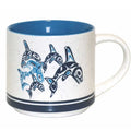 Native Northwest Orca Family Ceramic Mug 16oz thumbnail