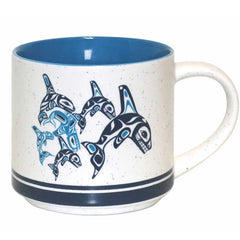 Photo of Native Northwest Orca Family Ceramic Mug 16oz.