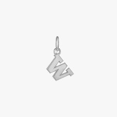 Kyle Cavan Washington W Letter Charm Sterling Silver Hover
