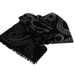 Native Northwest Octopus Brushed Silk Scarf Hover