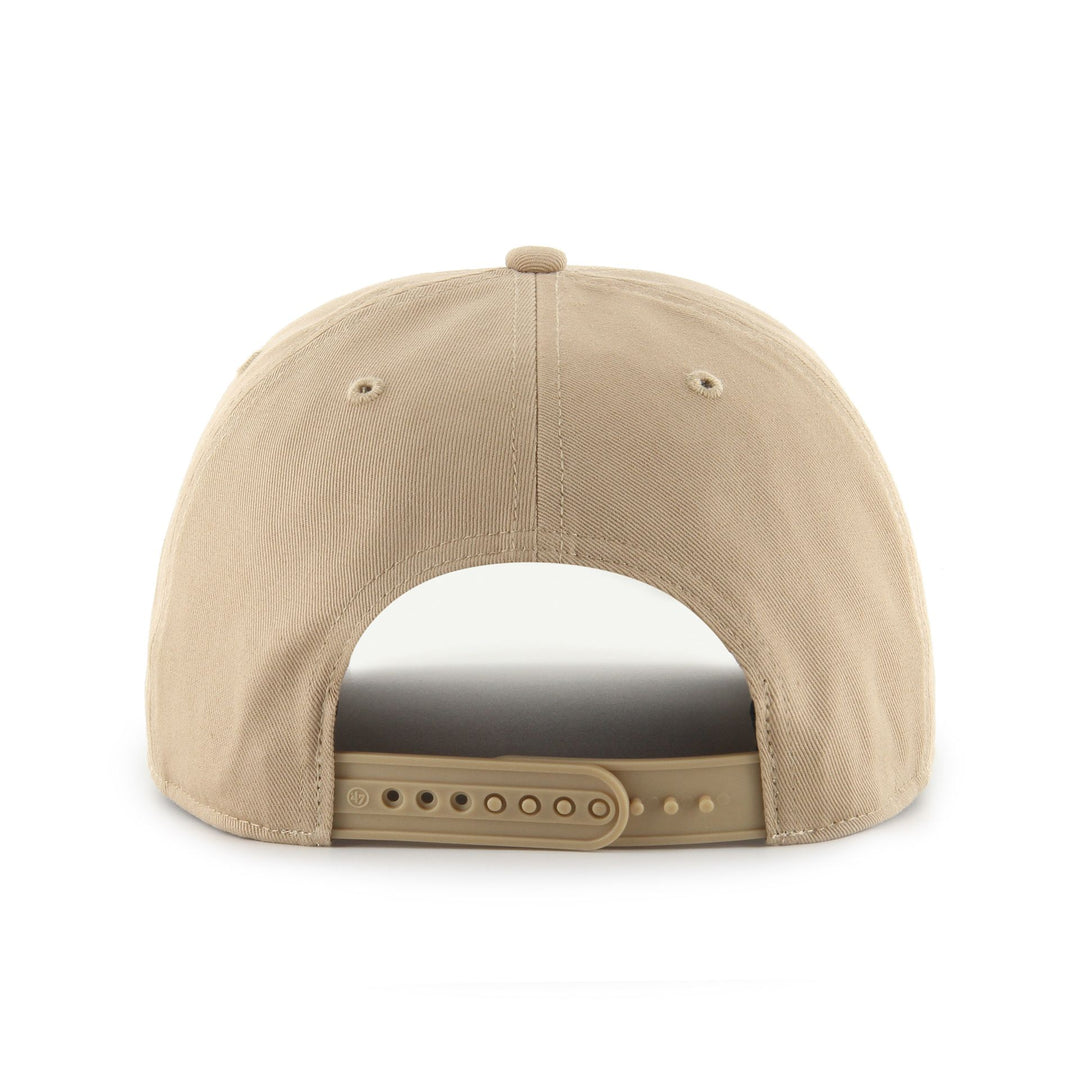 47 Brand Khaki Huskies W Script Fade Hitch Snapback Hat