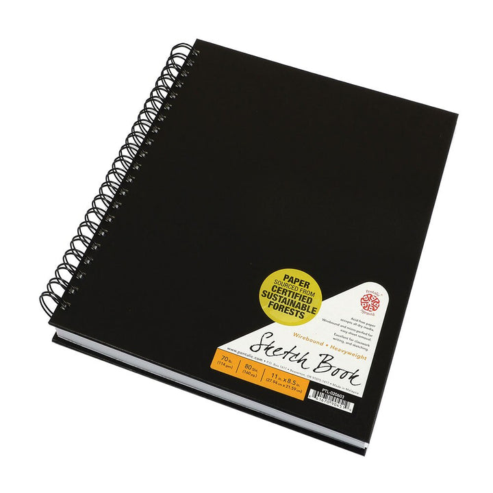 Pentalic Traditional Spiral Bound Sketch Book