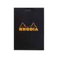 Rhodia Black 3-3/8"x4-3/4" 5x5 Quad Graph Top Stapled 80ct thumbnail