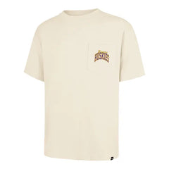 Photo of 47 Brand Men's Washington Huskies Back Door Foundation Heavy Pocket Tee Front.