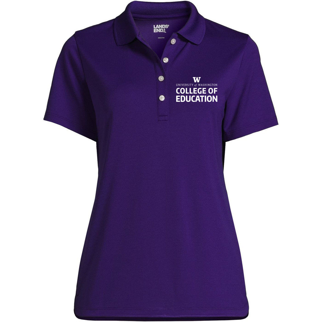 Lands' End Women's UW College of Education Flagship Performance Polo