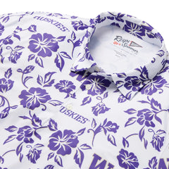 A close up on the floral pattern.  Hover