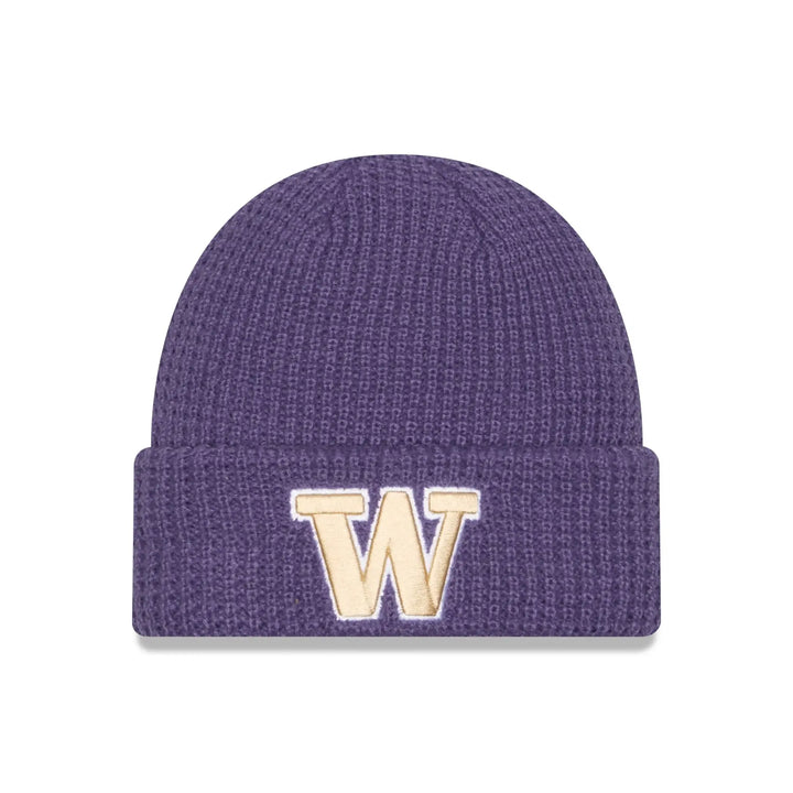 New Era Unisex Purple W Knit WAFFLE Cuff Beanie