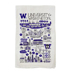 Photo of Neil Julia Gash U of W Tea Towel.