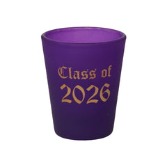 RFS J Purple Class of 2026 W Matte Shot Glass 1.5oz