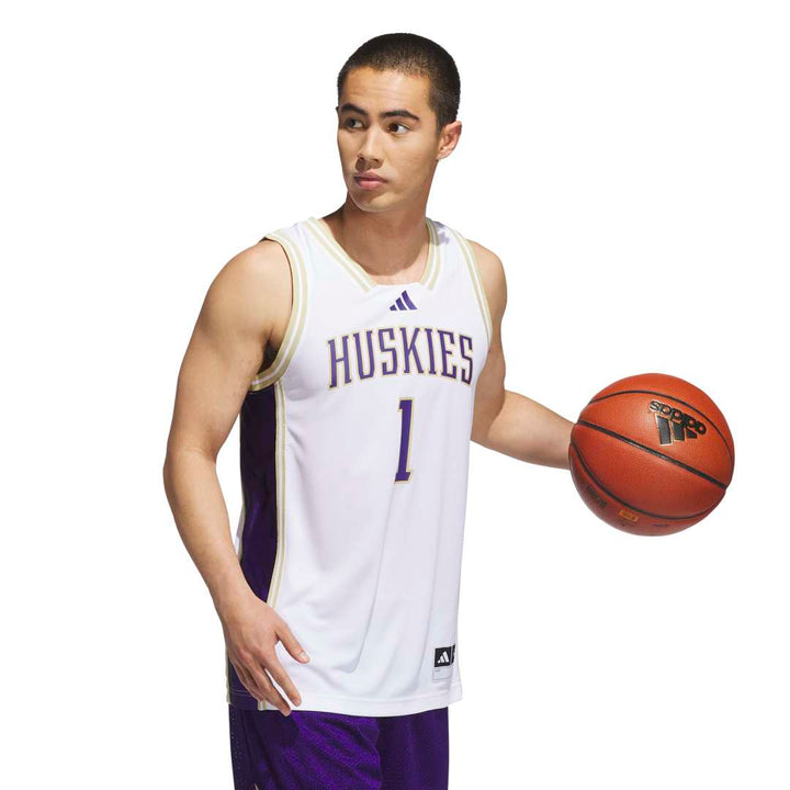 adidas Men's 25-26 Huskies Swingman Basketball Jersey