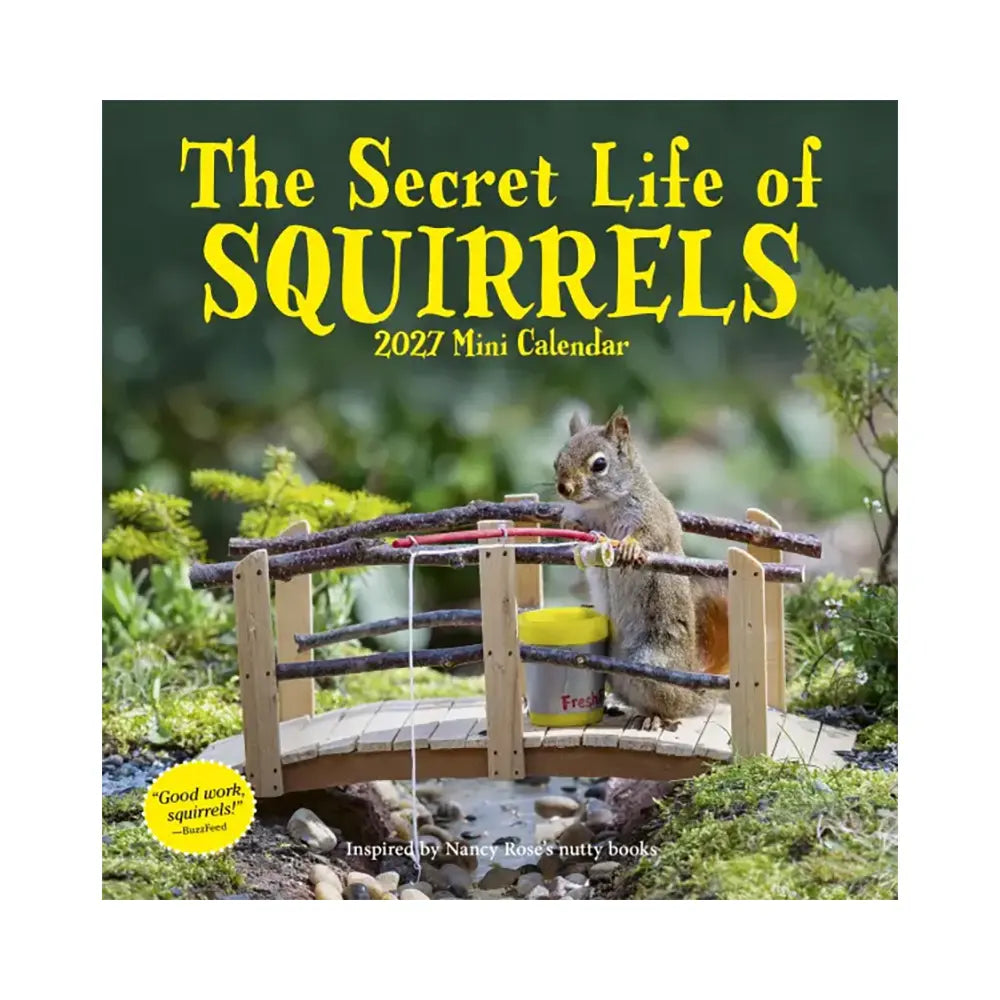 Secret Life of Squirrels Mini 2027 Calendar