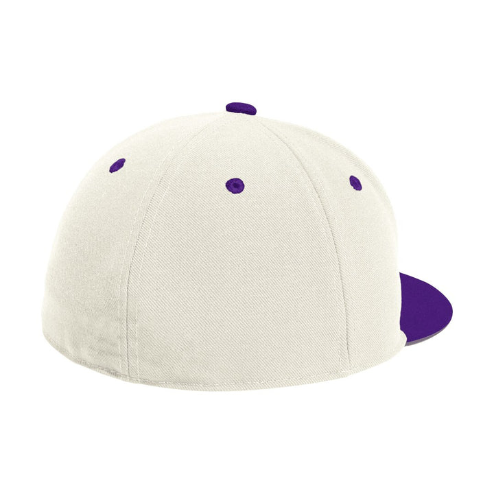 adidas Cream Purple 2025 Gold Standard Fitted Wool On Field Baseball Hat