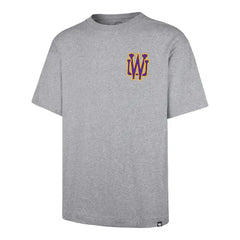 Photo of 47 Brand Men's UW History Lock Multi Logo Foundation Heavy Tee Front.