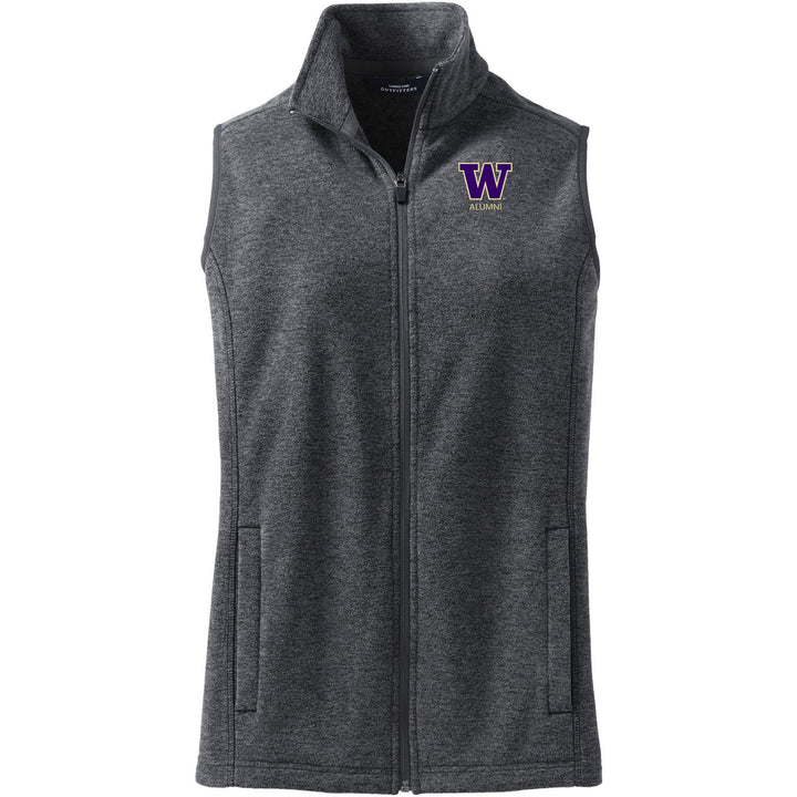 Lands' End Women's UW Alumni ThermaCheck Fleece Vest