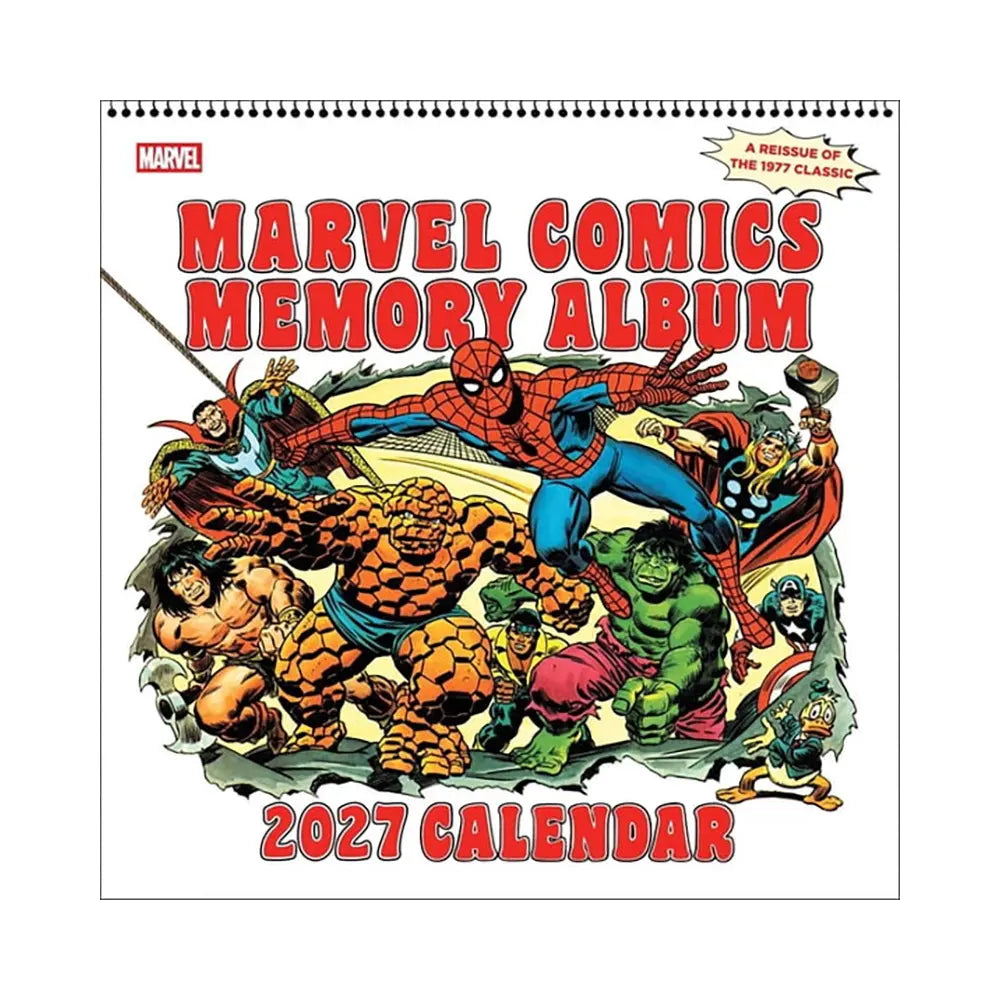 Marvel Comics Memory Album 2027 Wall Calendar: A Reissue of the 1977 Classic