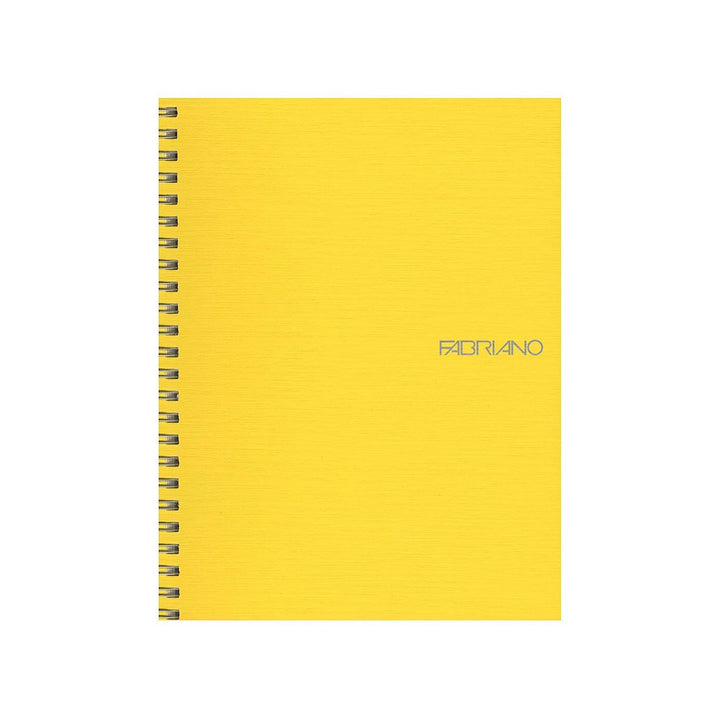 Fabriano EcoQua Wire Bound Blank 8"x11" Notebook 70ct