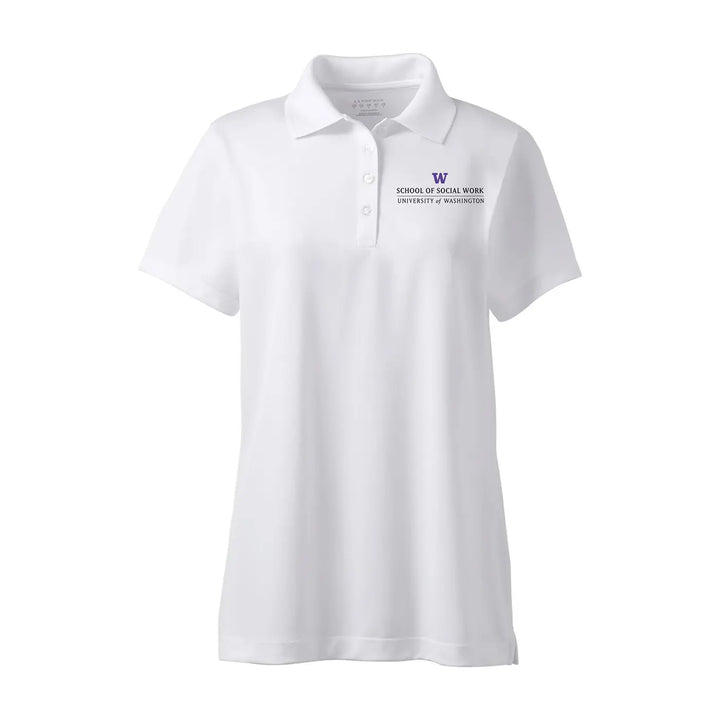 Lands' End Women's UW School of Social Work Polyester Polo