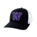 Legacy Black Washington Huskies W Logo MPS Trucker Hat thumbnail