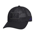 adidas Black Washington Huskies Full Mesh Trucker Hat thumbnail