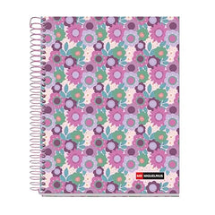 Photo of Miquel Rius Fashion Lavendar Meadow 4 Subject A5 Lined Spiral Notebook 120ct.