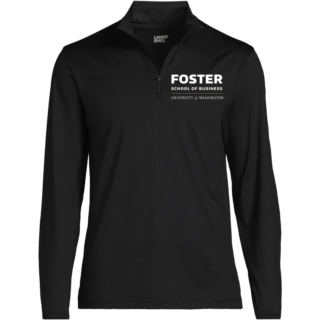 Lands' End Unisex UW Foster School of Business Rapid Dry Quarter Zip