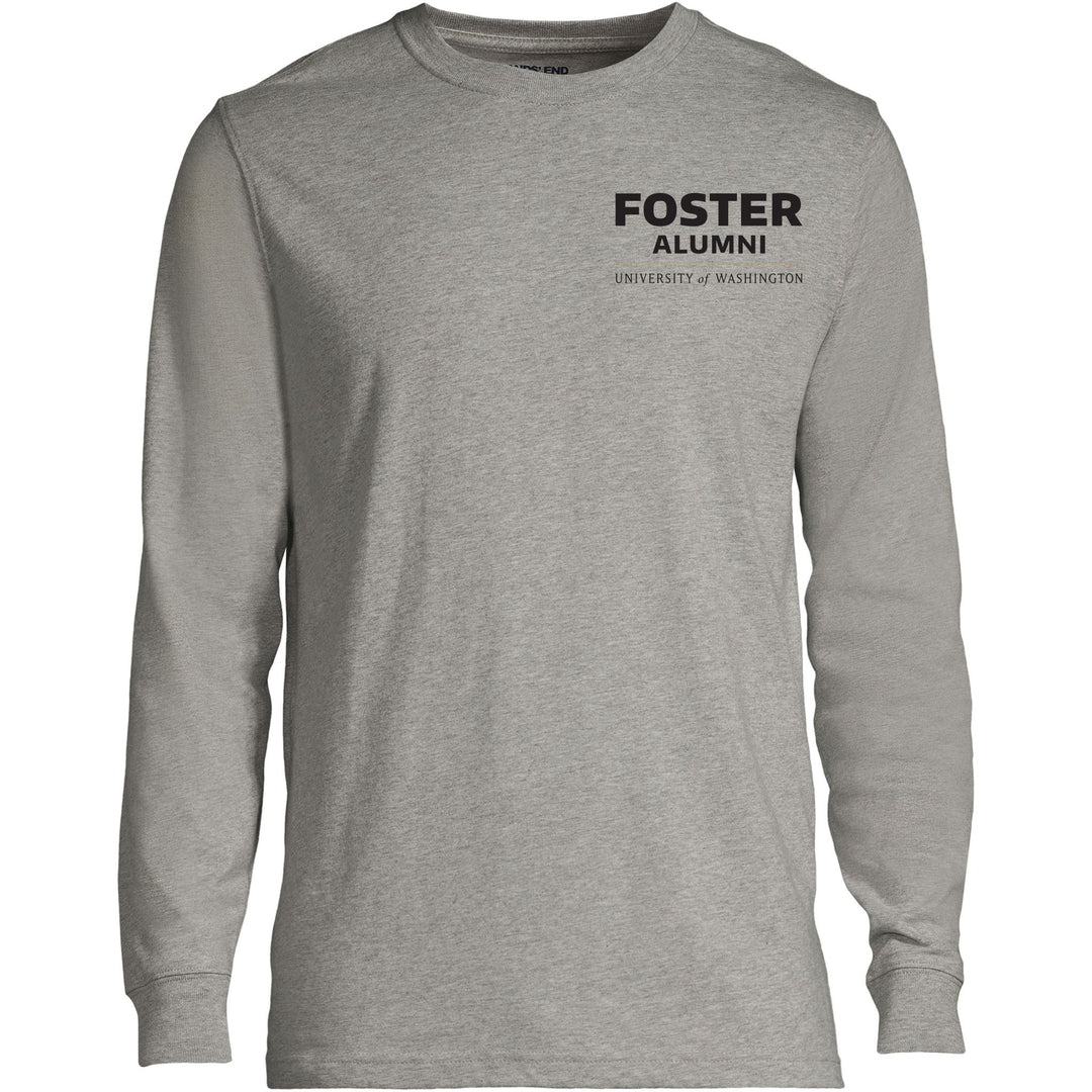 Lands' End Unisex UW Foster Alumni Long Sleeve T-shirt