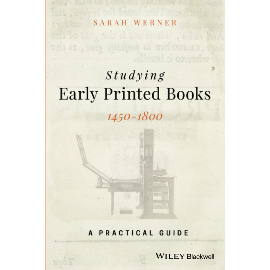 Studying Early Printed Books, 1450-1800