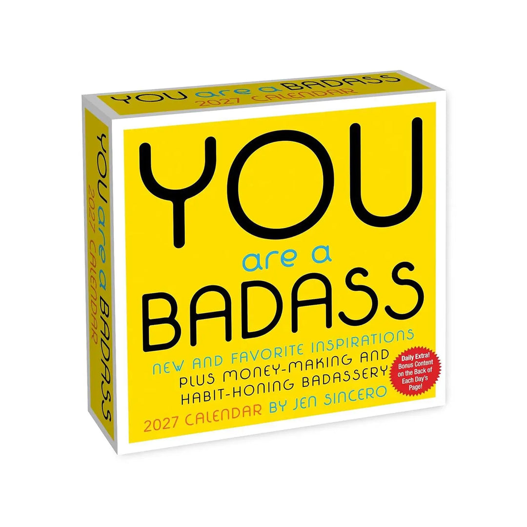 You Are a Badass 2027 Day-to-Day Calendar