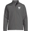 Lands' End Men's UW Bothell Soft Shell Jacket Gray thumbnail