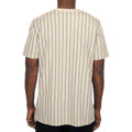 New Era Men's Huskies Wordmark Applique Pinstripe Tee Back thumbnail