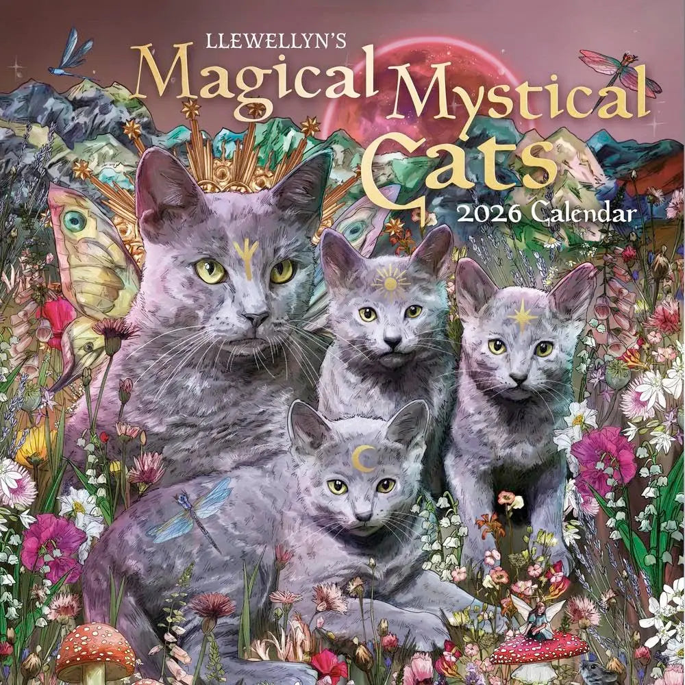 Llewellyn's 2026 Magical Mystical Cats Calendar