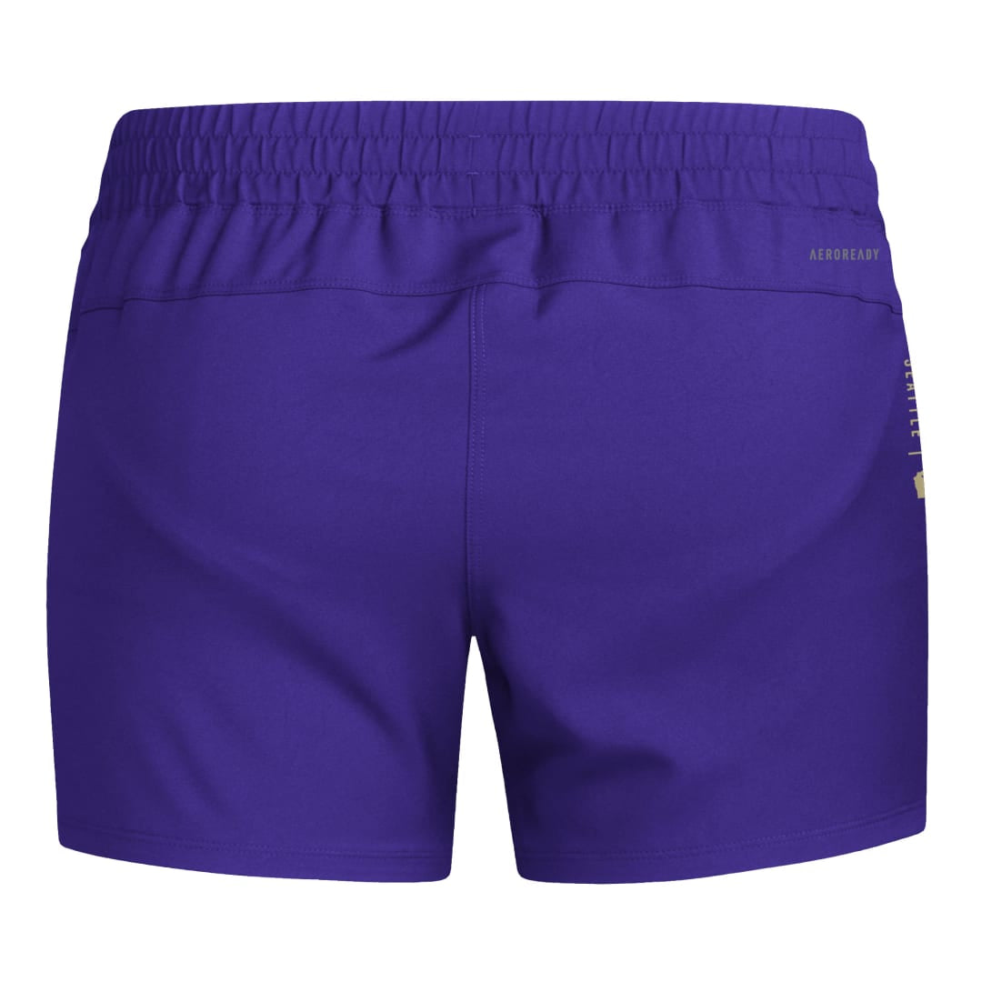 adidas Women's Huskies Wordmark D4T Woven Short 3"