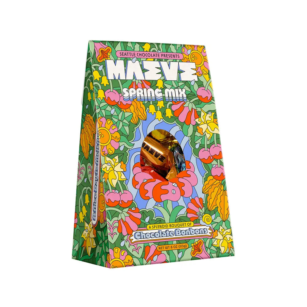 Maeve Seattle Chocolate 8oz Spring Mix Bonbon Box