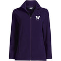 Lands' End Women's UW School of Music Thermacheck Fleece Full Zip Purple thumbnail