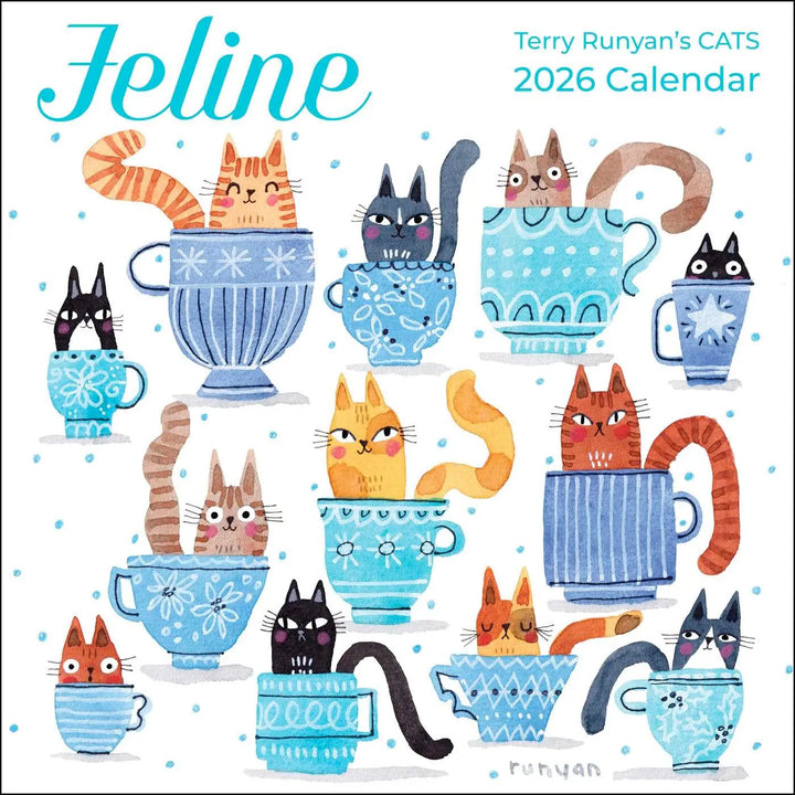 Feline 2026 Wall Calendar